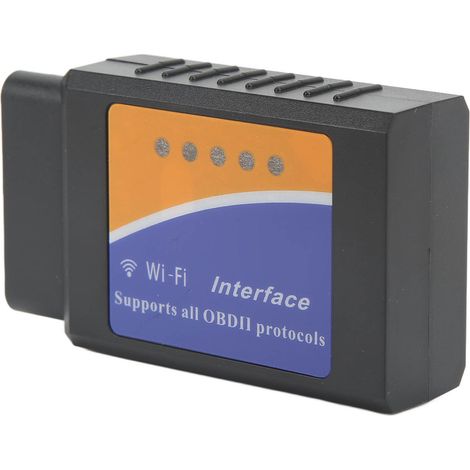 Interface de diagnostic automobile ELM327 Wifi USB OBD2 avec lecteur de codes et témoin de contrôle moteur pour véhicules compatibles OBDII (1/5)