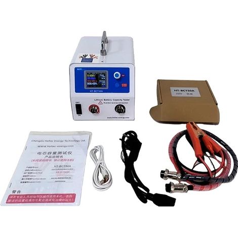 Comprobador de baterías, detección de carga de 50 A, análisis de carga y descarga, enchufe europeo de 50 A y 220 V. (1/2)
