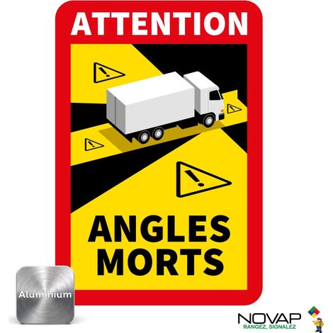 Panneau Angles morts pour camion - Alu 250 x 170 mm - 4016009 (1/3)