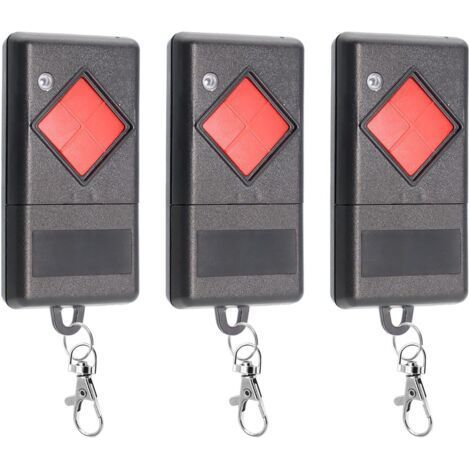 Lot de 3 télécommandes de rechange pour porte de garage Dickert 40,685 MHz, compatible avec Dicket MAHS40-01, MAHS40-04 (1/5)