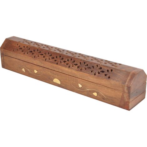 Räucherstäbchenhalter, Holzbox
