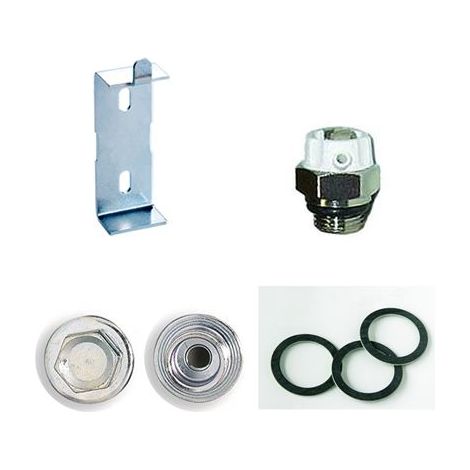 Conjunto de accesorios para radiador de aluminio Ferroli