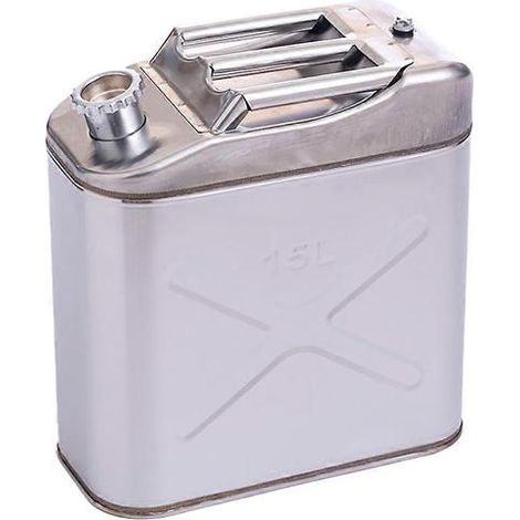 Réservoir d'eau portable de 15 L en acier inoxydable 201 robuste avec robinet, idéal pour le camping et les activités de plein air. (1/5)