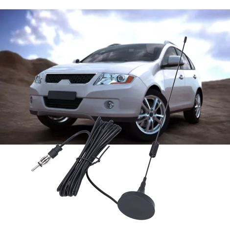 Antenne Radio Voiture à Base Magnétique Puissante pour Amélioration du Signal (1/5)
