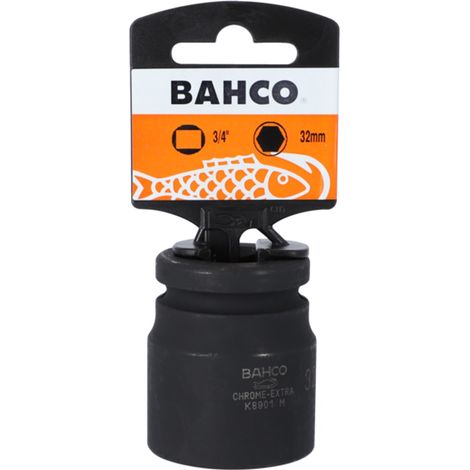 Bahco 3/4 Kraft-Steckschlüssel-Einsatz, Sechskant, 38 mm, phosphatiert - Einzelhandelsverpackung (1/4)