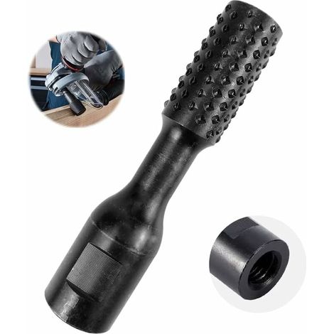 Fresa cilíndrica para tallar madera, herramienta de tallado de dientes finos de 20 mm para metal, fresa de carburo para tallar madera, broca de pulido. (1/5)