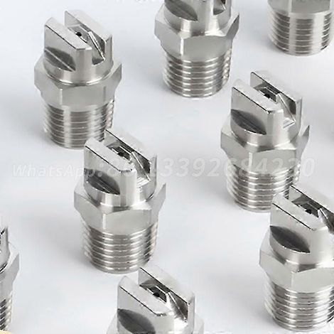 1/4'' Flat Fan Nozzle 0-110degree Vee Jet Water Spray Nozzle HVV V Jet Cooling Nozzle Industrial Flat Fan Spray Nozzle SZRH A-G (1/4)
