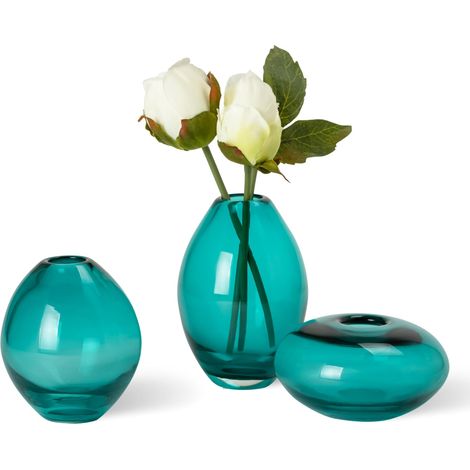 Ensemble de vases à bourgeons pour Centre de Table, Turquoise, Assortis (1/5)
