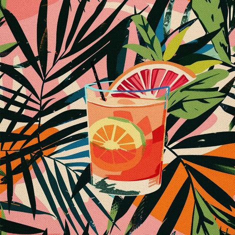 Outdoor-Dekostoffe Oxford - Motiv Cocktail DX8639 (1/5)