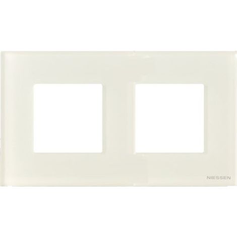 Rahmen 2 Elemente WEISSGLAS NIESSEN ZENIT N2272 CB