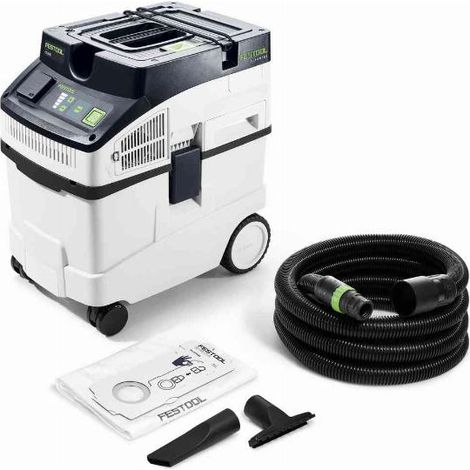 Aspirateur professionnel FESTOOL CT 25 E 1200W – 25L pour poussières et liquides – Moteur puissant – Commandes tactiles – Antistatique (1/10)