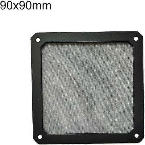 Filtre magnétique anti-poussière pour entrée d'air du châssis - 90 x 90 mm (1/2)