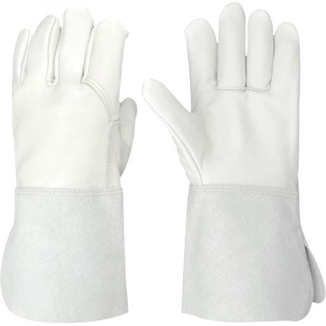 Hochwertige Schweißerhandschuhe – Funken- & hitzebeständig – Auch für Gartenarbeit geeignet – Schutz vor Schnitten & Hitze