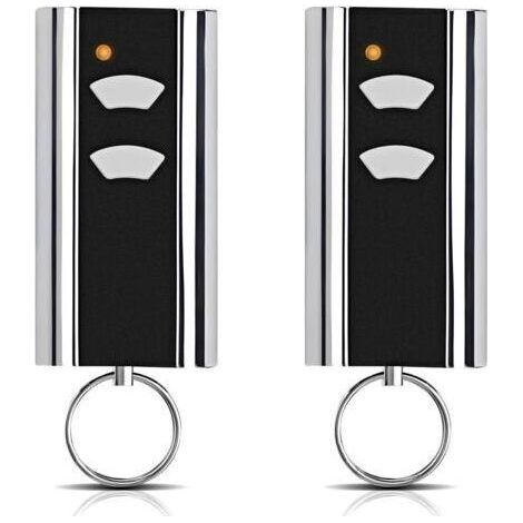 Lot de 2 pièces de rechange pour émetteur manuel Normstahl - Ouverture de porte de garage - 433,92 MHz - 2 canaux - Compatible avec Normstahl Entrematic RCU 433-2, RCU 433-4, EA433 2KM, EA433 2KS (1/5)