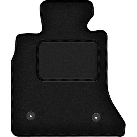 Alfombrilla de conductor negra para BMW 5 F10 sedán (velcro) (2010-2013) (1/5)