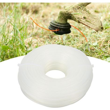 Weißes, rundes Nylon-Mähseil – 2,65 mm x 70 m (1/5)
