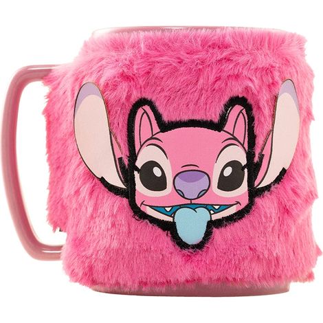 Taza de stitch angel con funda de osito de peluche regalo perfecto para coleccionistas (1/5)