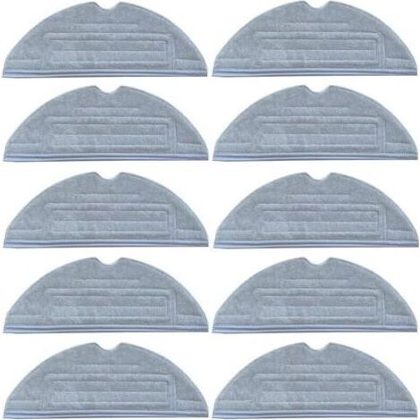 Lot de 10 serpillères pour Roborock S7 S7 + T7 T7 Plus,lingettes de rechange lavables pour Roborock S7-ARCAN (1/4)