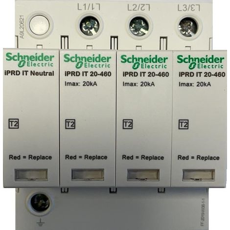 SCHNEIDER A9L20621 iPRD20r ITN 3P 20kA 230/400V T2, PARAFOUDRE