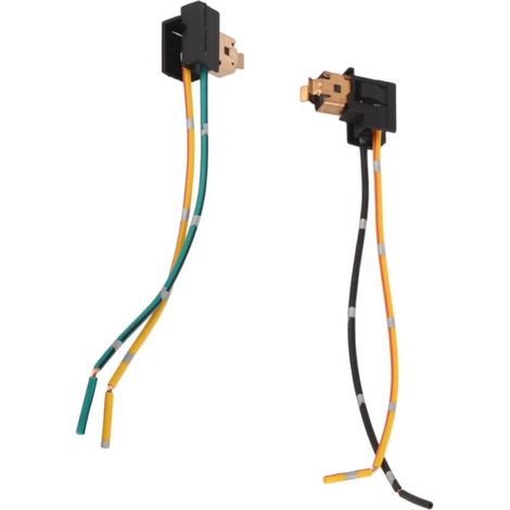 LAN Douille Sollbry pour ampoule H1, adaptateur femelle, lot de 2, douille pour ampoule de phare, connecteur de faisceau électrique, adaptateur pour ampoule H1 (1/4)