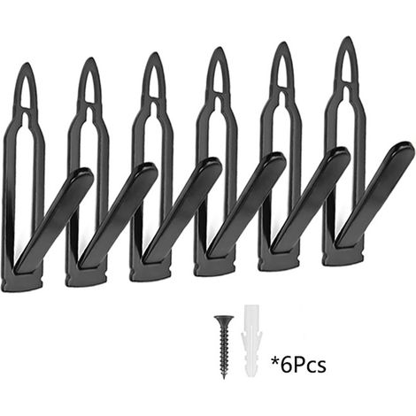 Wandhaken für Hirschköpfe und andere Kleintiere, schädelförmige Wandhaken mit einfachem Montageset.