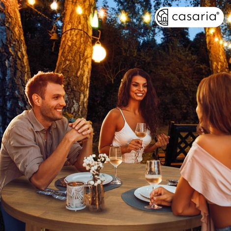 Tavolo da bar pieghevole in legno acaccia Ø78