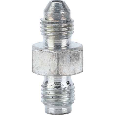 Adaptador metálico macho 3AN para abocardado invertido de 3/8-24, para línea de freno de 3/16 pulg. (HAF01)