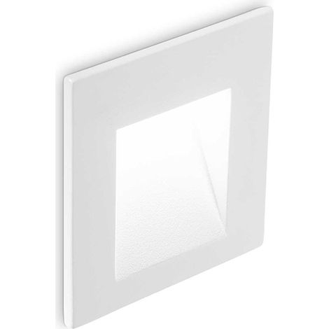 Corpo Luce Incasso Alluminio Bianco Led 2W 3000K Luce Calda (1/2)