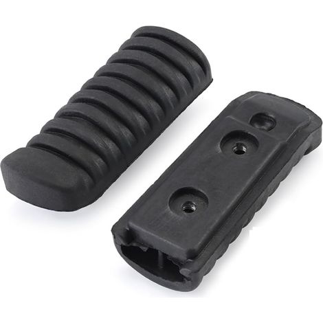 Repose-pieds avant moto en caoutchouc pour Z650/RS Z900 SE NINJA 650 1000 400 250R ZX6R accessoires repose-pieds (caoutchouc 2pcs)