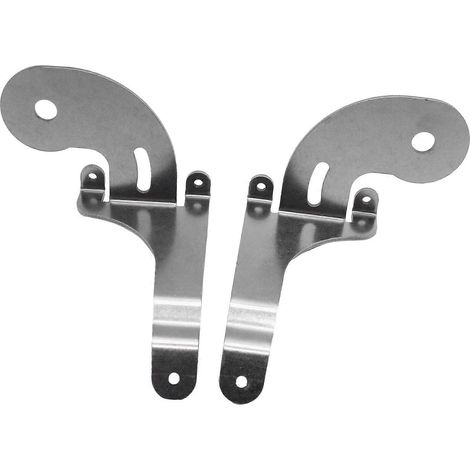 Support de fixation pour projecteur de calandre avant automobile en acier inoxydable compatible avec Mini R50 R52 R53 (2001-2007) (1/5)