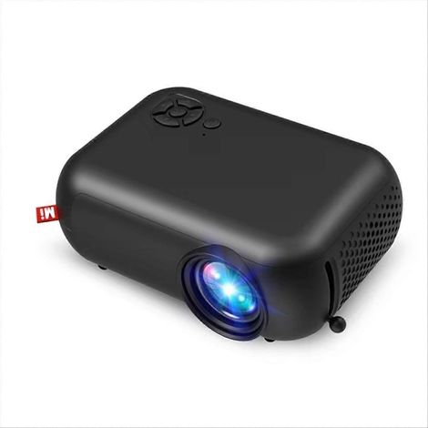 Mini-LED-WLAN-Projektor A10, native Auflösung 480 x 360, kompatibel mit 1080p-Video, tragbarer Mediaplayer für Zuhause, EU-Stecker (1/5)