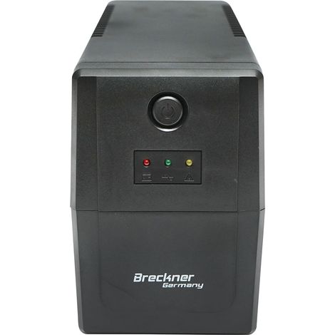 UPS 600VA / 360W con batteria 7Ah, 2 prese Schuko, AVR Breckner Germany (1/4)