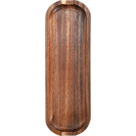 Bac de Rangement pour Spatules en Teck - Support de Cuisine Alimentaire pour Pelle et Ustensiles (1/5)