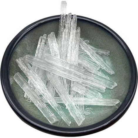 50 g Bio-Mentholkristalle (natürlich) – Verwendung in Kosmetik, Spa, Salben und Parfüm