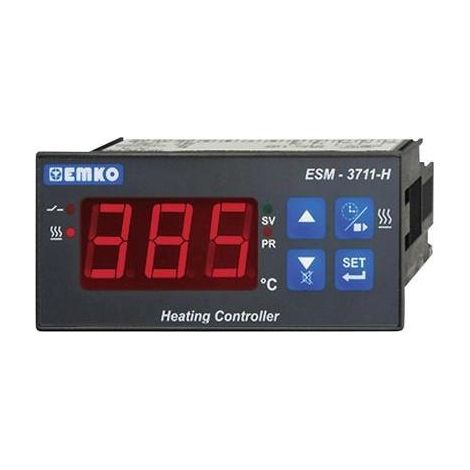 emko ESM-3711-H regulador de temperatura negro de alta precisión