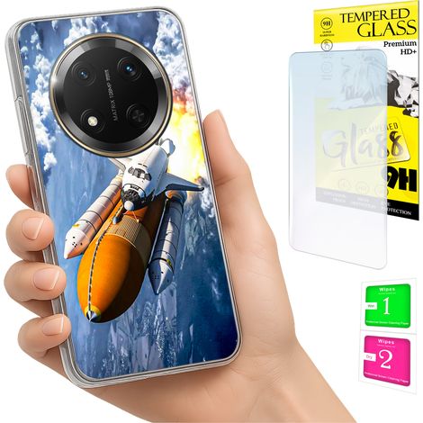 Custodia per Honor Magic7 Lite con cover fotografica e vetro temperato 9H. (1/5)