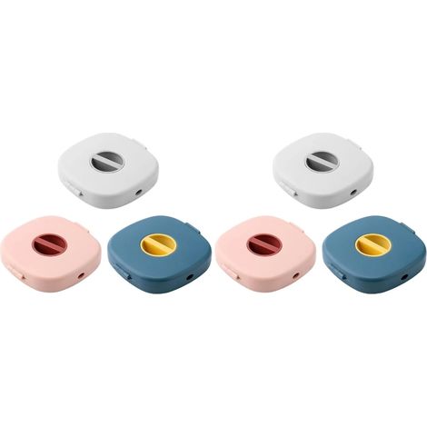 Enrouleur de câble WXSP 6 pièces, organisateur de câbles de charge, support de câble de charge portable, gestion de câbles rétractable, enrouleur de câble USB pour la maison et le bureau (1/5)