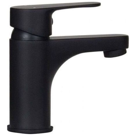 Robinet lave-mains TAP - Mitigeur eau chaude et eau froide - Noir mat (1/5)