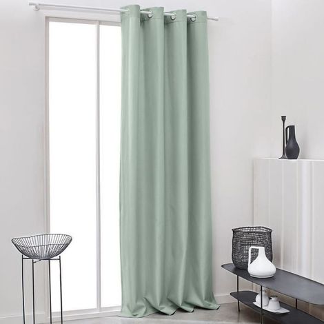 Cortina térmica lisa Essential - 140 x 240 cm - Celadón