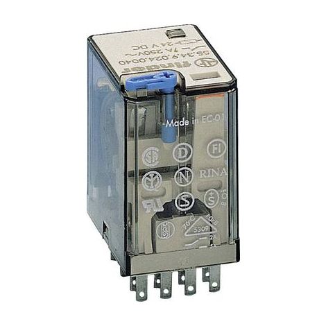 Finder 55.34.9.036.0040 Relais enfichable 36 V/DC 7 A 4 inverseurs (RT) 1 pc(s) Y527093 (1/2)