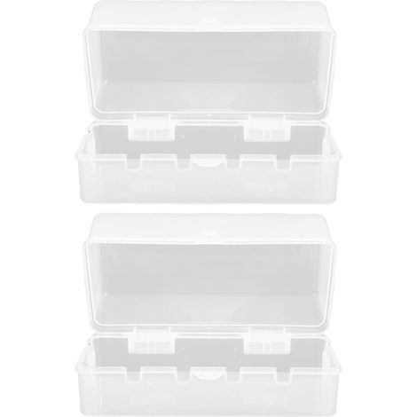 2pièces Lot de Boîtiers Étanches pour Rallonges Électriques Extérieures Protège Prise Électrique Intempéries Conception Transparente (1/5)