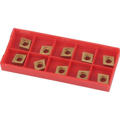 Lame en carbure CNC 6x10mm – Inserts métal dur pour acier inoxydable – Lot de 10 pièces – Coupe précise et durable (1/5)