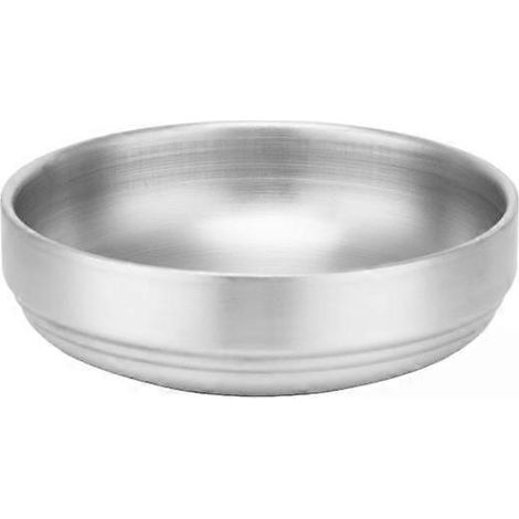 Lot de 6 bols à sauce soja en acier inoxydable (9 cm) pour apéritifs barbecue en extérieur (1/5)