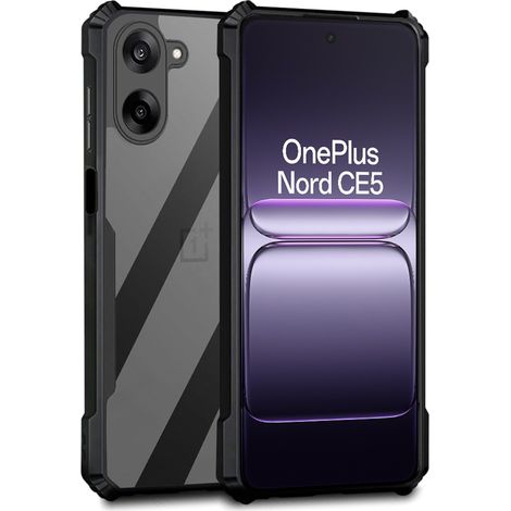 Étui pour OnePlus Nord CE5, hybride antichoc, noir (1/5)