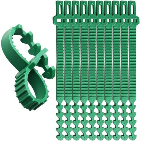 Attaches pour arbres - Lot de 12 - Sangles pour arbres - Attaches pour plantes - Fixation des arbres - Sangles pour jeunes plants en pépinière - Sangles de tension - Sangles de soutien pour arbres - V (1/5)