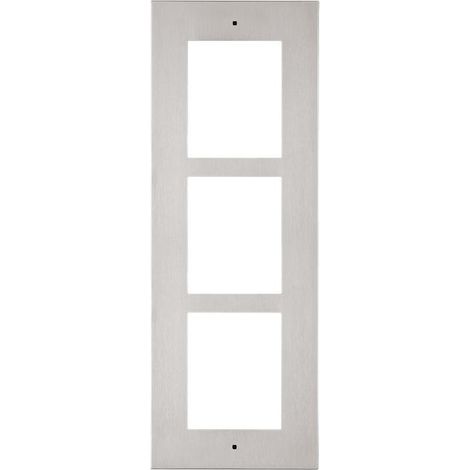 Cadre d'encastrement 3 modules - 2N - Verso IP - Blanc - 130 mm - 361 mm