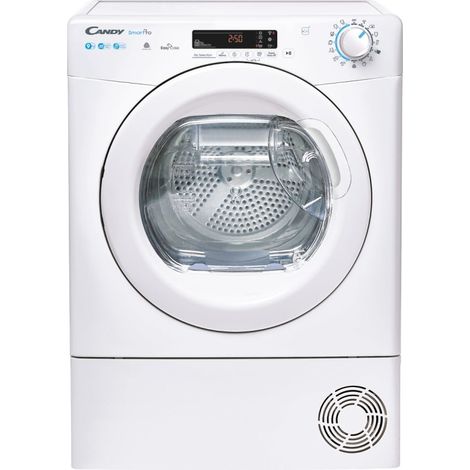 Candy – Sèche-linge frontal 9kg – Pompe à chaleur – Classe A++ – Départ différé 24h – Programmes laine et rapide