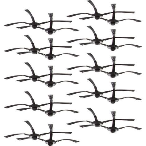 Lot de 20 brosses latérales pour Amibot Spirit Ice (10 paires)