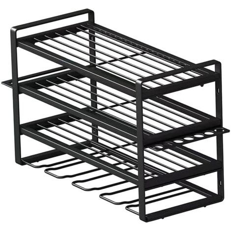Organisateur Mural pour Outils électriques, Solution de Rangement Pratique, 4 Couches 4 Crochets (1/3)