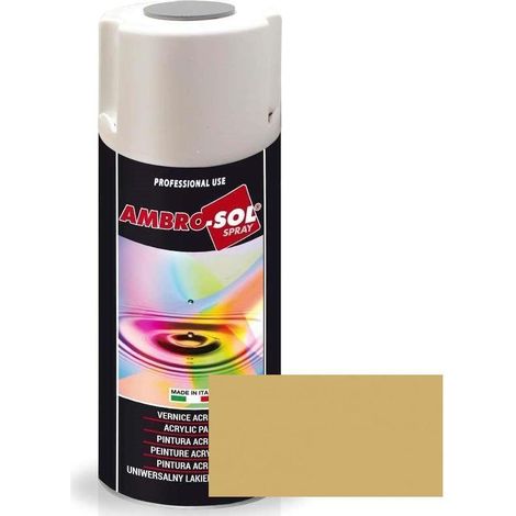 spray acrílico mate. ral 1002. amarillo arena. 400ml - ambrosol